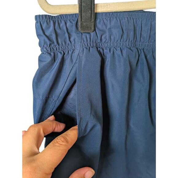 Athletic Works Women's Size XXL / 20 Navy Blue Lined Running Shorts with Pockets - Picture 4 of 6